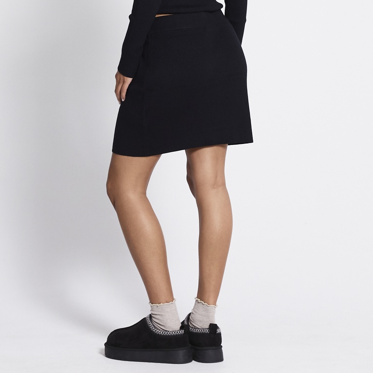 Short rib-knit skirt "Jasmina"